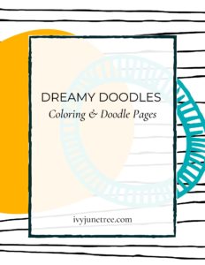 dreamy doodles coloring and doodle pages