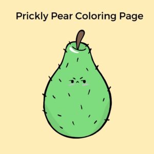 cartoon of a prickly pear